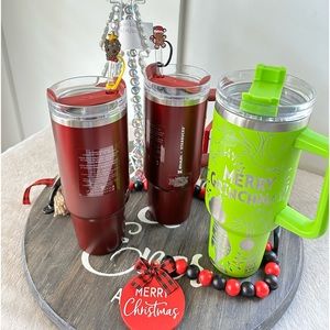 Mexico Christmas Limited Edition Stanley+Starbucks 30oz tumbler